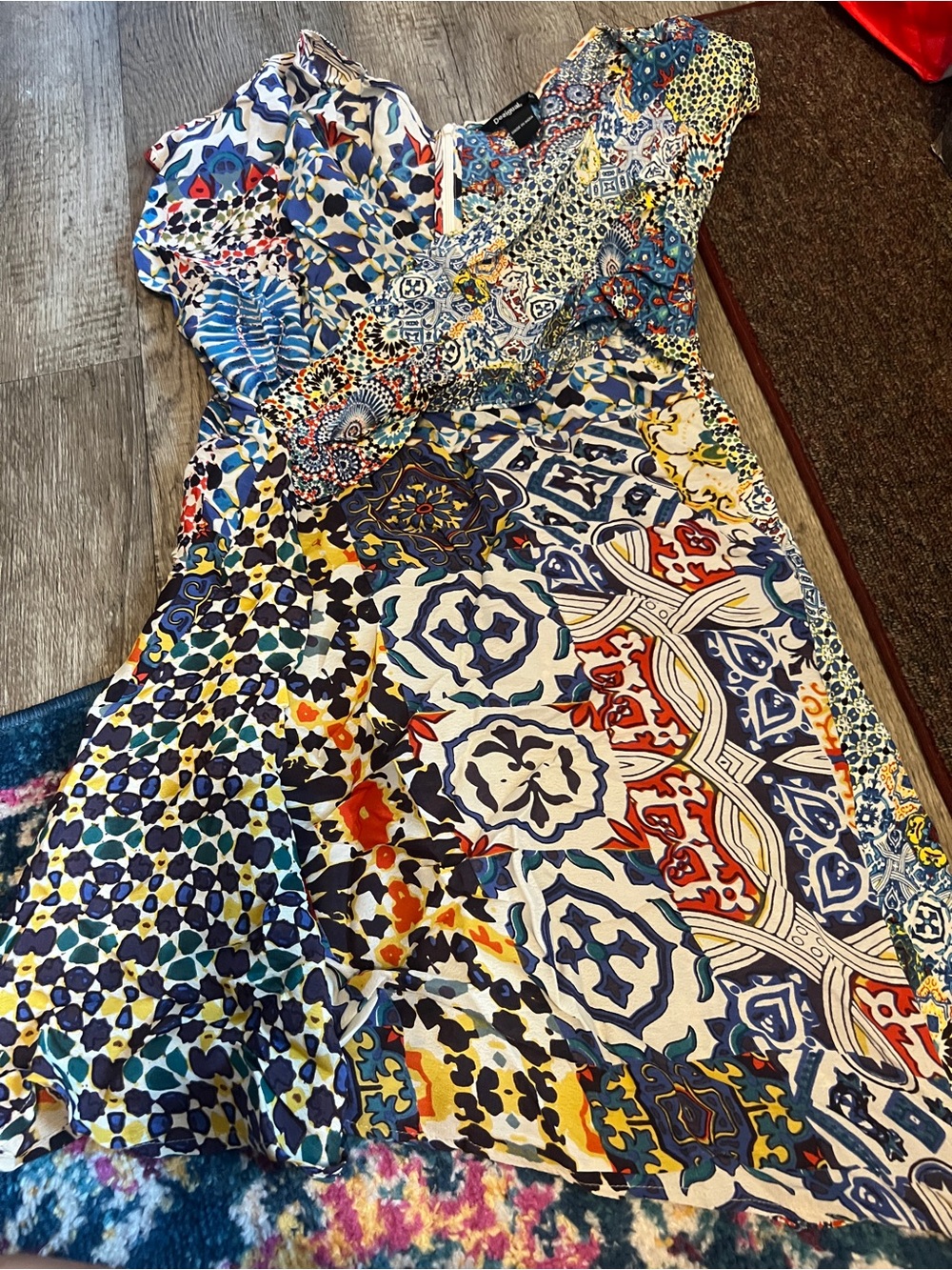 Desigual size 44/L colorful dress